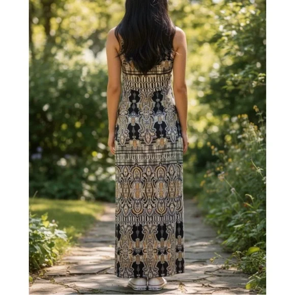 RUBY ROX STRAPLESS BOHO DRESS SIZE LARGE - Picture 5 of 14